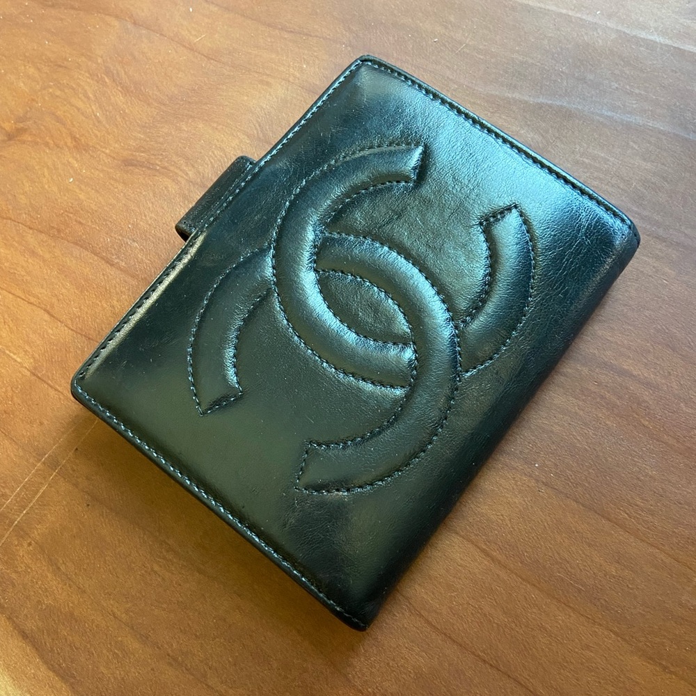 Chanel Leather Bifold Wallet